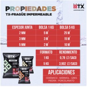 FRAGüE IMPERMEABLE TX BLANCO